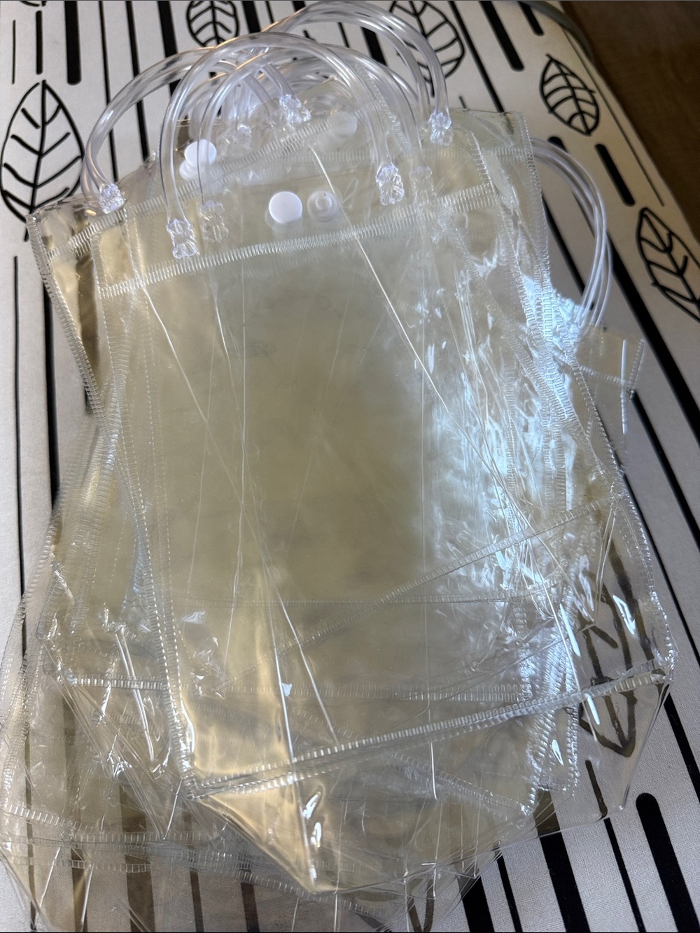 Bundle of Clear PVC Tote Bag - Transparent🌸30 bags